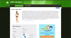 Desktop Screenshot of absi-calculator.com